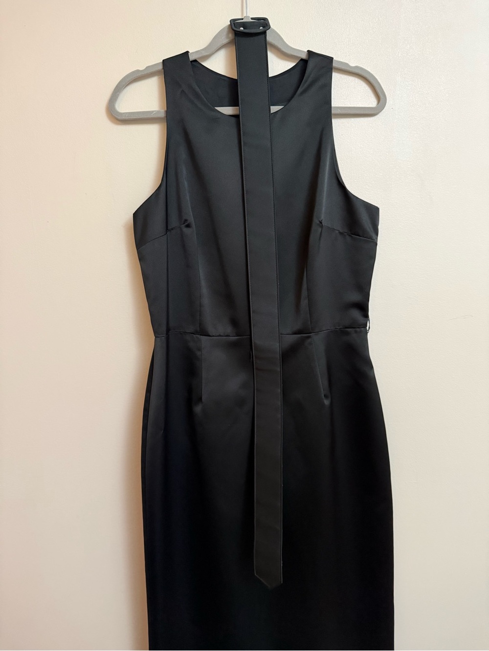 Laundry By Shelli Segal Black Satin Gown - Picture 4 of 8